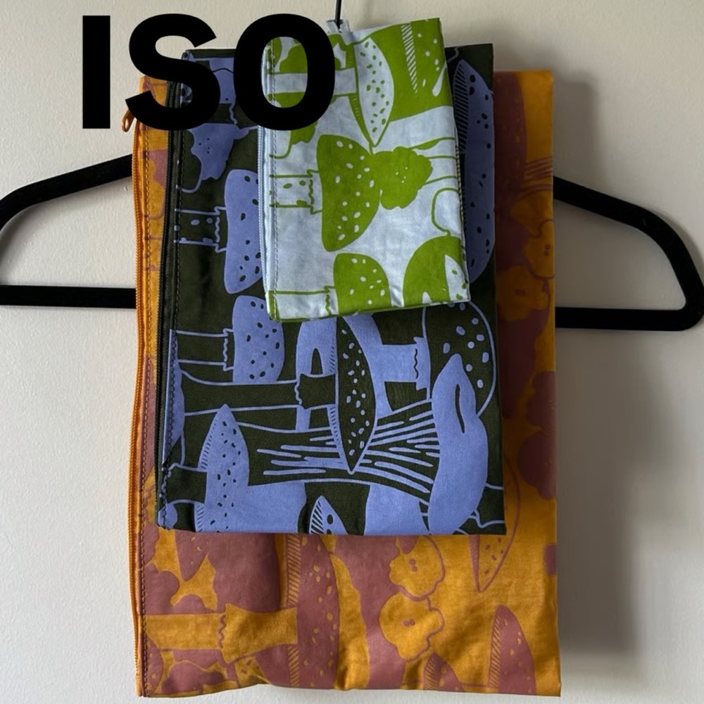 ISO BAGGU mushroom go pouch set